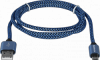 Акция!!! USB кабель USB08-03T PRO USB2.0 Синий, AM-MicroBM, 1m, 2.1A