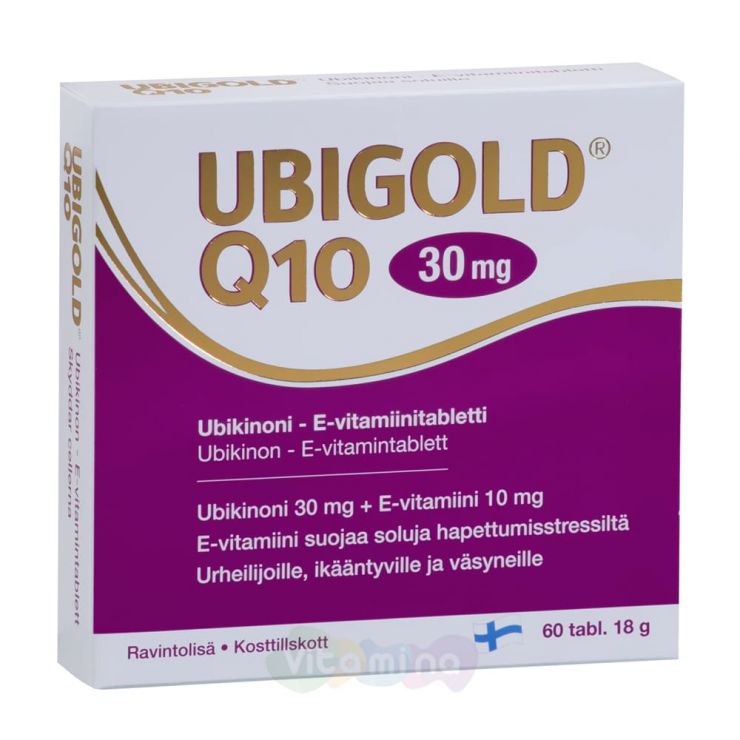 Убиголд Q10 / Ubigold Q10, 30 мг  в е Vitamina .