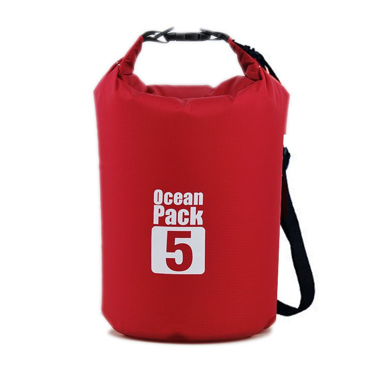 Водонепроницаемая Сумка-Мешок Ocean Pack, 5 L, Цвет Красный