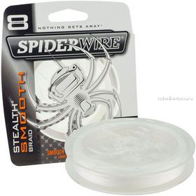 Леска плетеная Spiderwire Stealth Smooth 8 150 м  / цвет: прозрачный