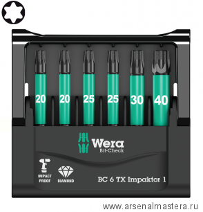 Набор WERA Mini-Check 6 TX Impaktor 1  WE-057693