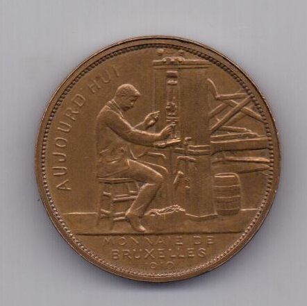медаль 1910 года AUNC Брюссель Бельгия
