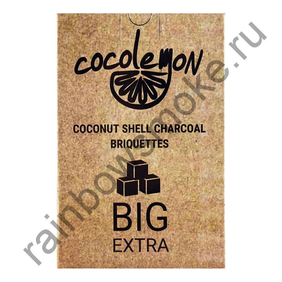 Уголь кокосовый  для кальяна Cocolemon BIG 25мм (72шт)