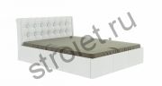Кровать Лагуна 1,6 с подъемным механизмом (белый)