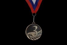 Медаль Торко наградная с лентой 3 место 50 мм