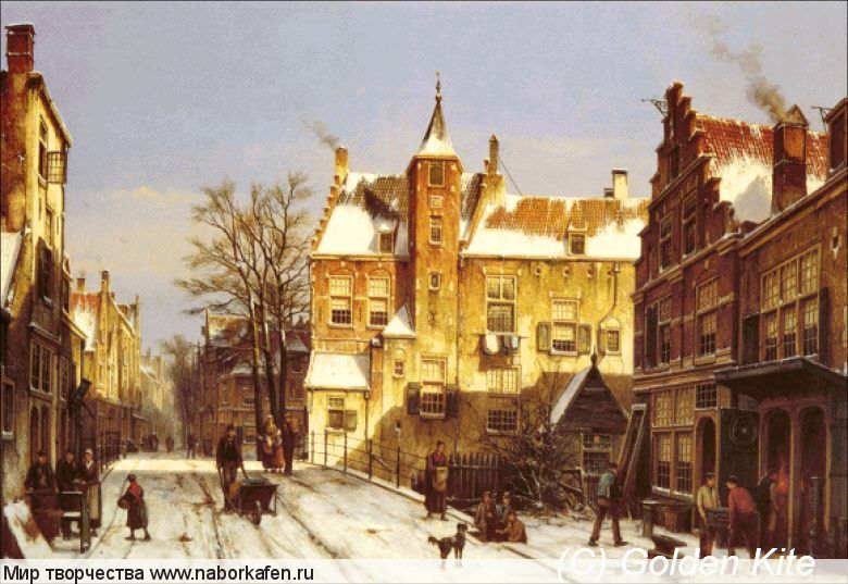 1264. A Dutch Village In Winter