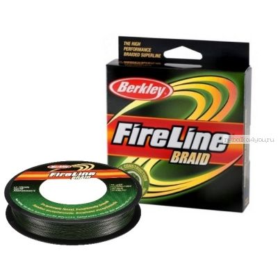 Леска плетеная Berkley Fireline Braid 270 м / цвет: dark-green