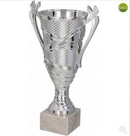 Кубок наградной серебро 21 см
