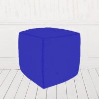 Пуфик-кубик синий