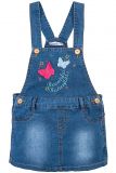 Сарафан джинсовый для девочки Bonito Jeans с бабочками