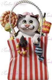 Статуэтка кот сладкие лекарства Долли "Enesco"