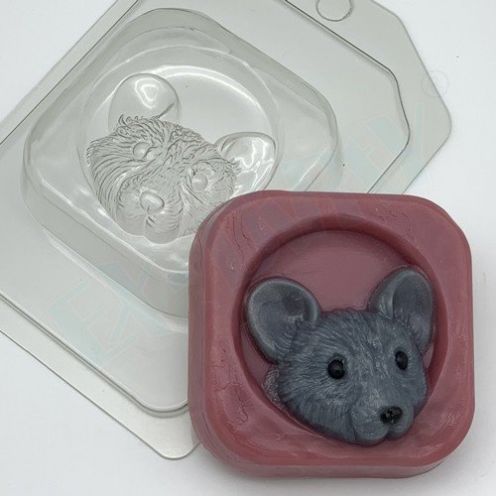 Форма для мыла и шоколада  Мышь в норке