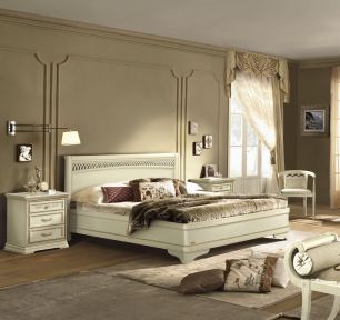 Кровать Tiziano Torriani Avorio Camelgroup, 140 см без изножья 128LET.17AV