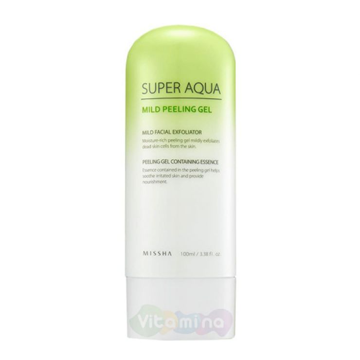 Missha Мягкий пилинг-гель для чувствительной кожи Super Aqua Mild Peeling Gel, 100 мл