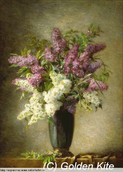 1885. A Still Life with Lilacs in a Vase
