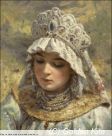 1909. Russian Beauty in a Head-dress (small)