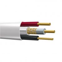 КВК-В  2х0.5мм (12V) кабель Plexus 100 м/4  белый (100/400)