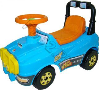 Машина-каталка Джип №2 (голубой) 109688