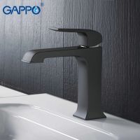 Gappo Aventador G1050 Смеситель для раковины (черный)