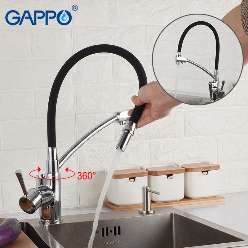Gappo G4398-11 Смеситель для кухни с гибким изливом