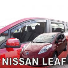 Дефлекторы Nissan Leaf I от 2010 - 2017 5D для дверей вставные Heko (Польша) - 4 шт.