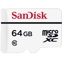 Купить карту памяти SanDisk High Endurance Video Monitoring microSD UHS-I  Class 10 64 GB + SD адаптер - купить в Москве в интернет магазине аксессуаров для смартфонов Elite-Case.ru