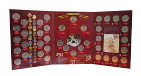 ПОЛНОЕ СОБРАНИЕ (40 монет), посвященных 70 летию победы в ВОВ 1941-1945гг