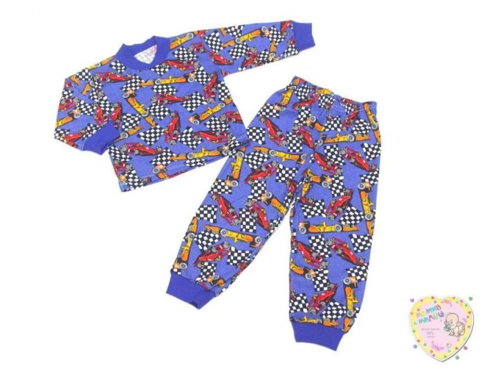 Пижама для мальчика код 01814 C-PJ023-SU (супрем формула 1) МАМИН МАЛЫШ OPTMM.RU