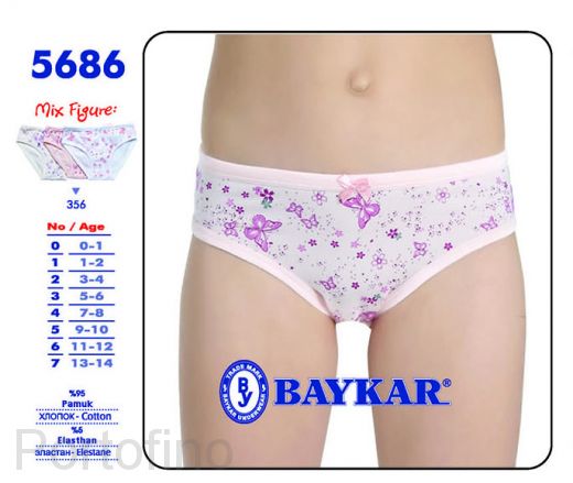 5686 Трусики для девочки Baykar