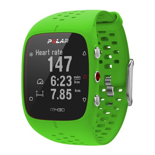 Часы для бега с GPS POLAR M430, цвет зеленый