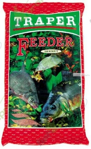 Прикормка Traper Secret Feeder red (Фидер красный) 1 кг