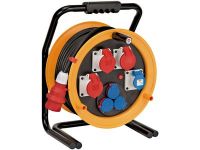 Удлинитель силовой на катушке Brennenstuhl Brobusta® 40 метров, 7 розеток; H07RN-F 5G2,5; IP 44 (1319110)