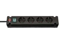 Удлинитель Brennenstuhl Bremounta 4 розетки, 1,5 метра, кабель H05VV-F 3G1,5; черный (1150650114)