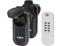 Розетки с управлением от пульта 2 шт. с IP44 Brennenstuhl Comfort-Line RC CE1 0201 (1507030)