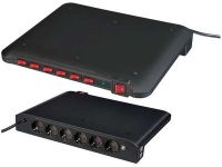 Сетевой фильтр Brennenstuhl Power Manager PMA USB, 19500 A, 6 розеток; 4 USB порта, 2 метра, кабель H05VV-F 3G1,5 (1150050)