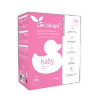 Концентрированный безфосфатный стиральный порошок DeLaMark Royal Powder для детских вещей 1 кг