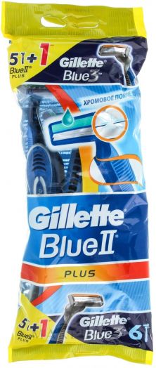 Станок д/бритья Gillette Blue 2 Plus UltraGrip д/чувств.кожи 5шт