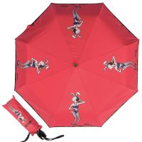 Зонт складной Moschino 8104-OCC Olivia Playboy Red