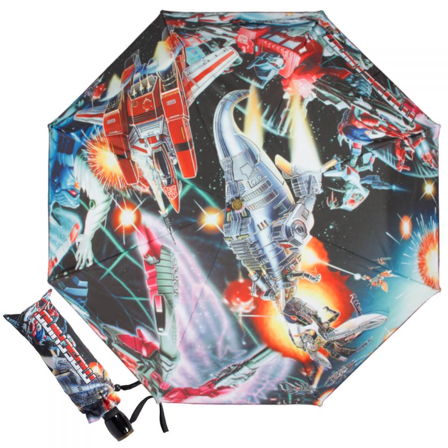 Зонт складной Moschino 8272-OCA Transformers Multi
