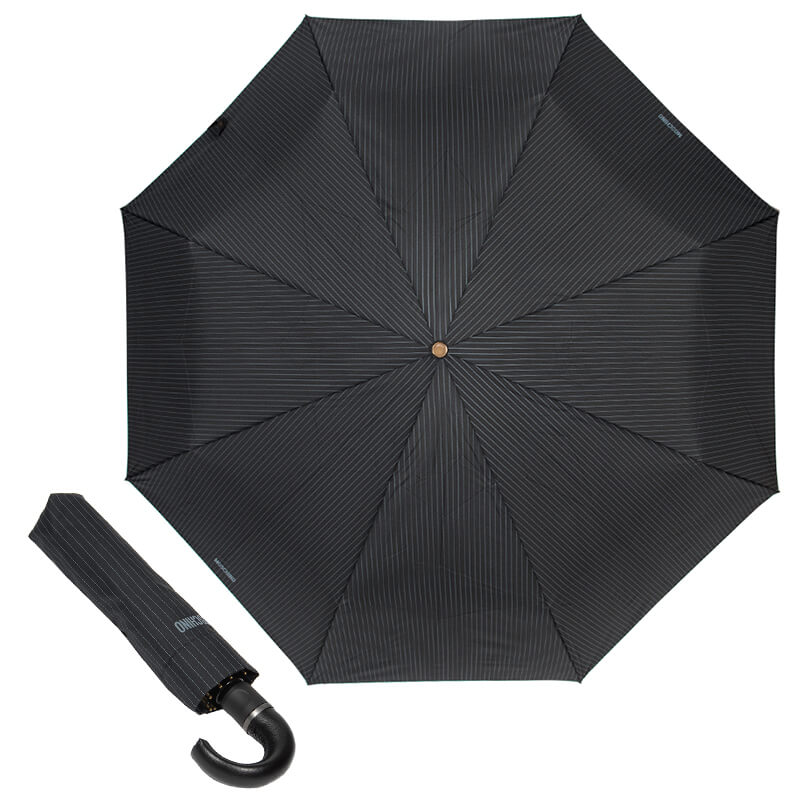 Зонт складной Moschino 8509-TOPLESSA Pinstripes