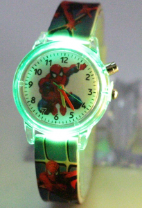 светящиеся часы Человек-паук
