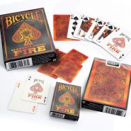 Дизайнерские карты Bicycle Fire Playing cards
