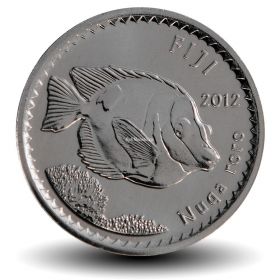 Монета Фиджи 5 центов 2012 год.