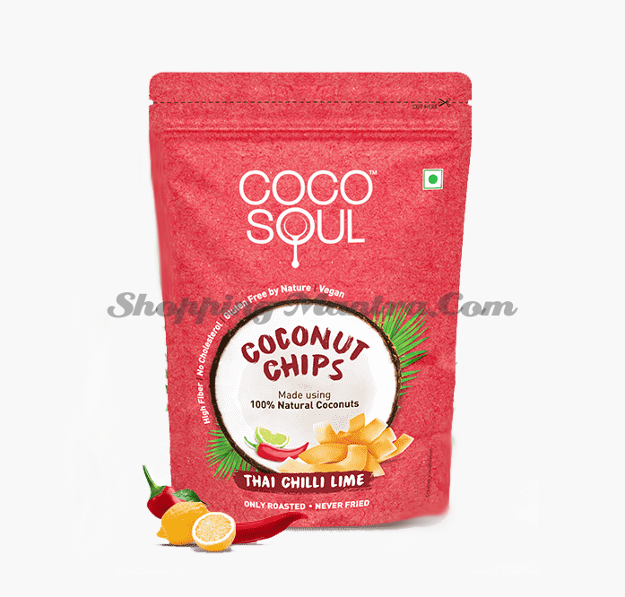 Кокосовые чипсы Чилли Лайм Коко Соул | Coco Soul Coconut Chips Chilli Lime