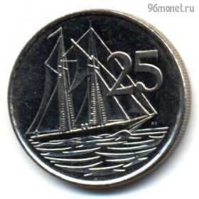 Каймановы острова 25 центов 1999
