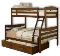 Кровать трехъярусная Алина (с выкатным спальным местом)