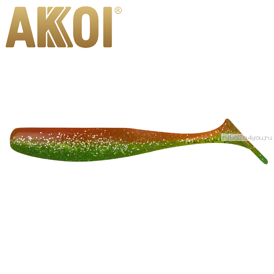 Мягкая приманка Akkoi Original Drop 2,9''  74 мм / 2,2 гр / упаковка 6 шт / цвет: OR19