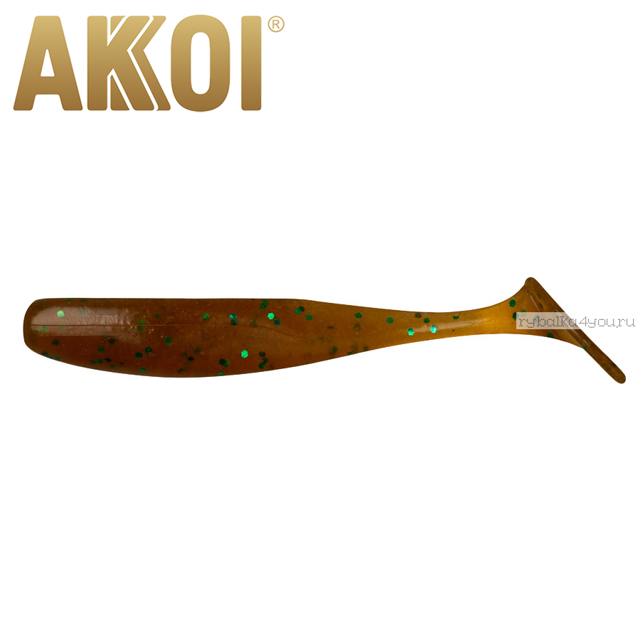 Мягкая приманка Akkoi Original Drop 4''  100 мм / 6 гр / упаковка 5 шт / цвет: OR23