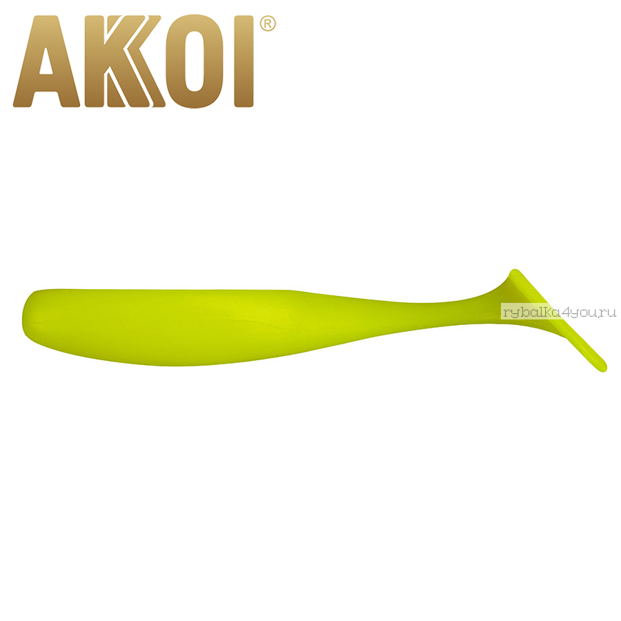 Мягкая приманка Akkoi Original Drop 4''  100 мм / 6 гр / упаковка 5 шт / цвет: OR24
