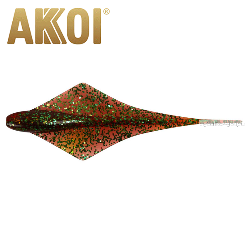 Мягкая приманка Akkoi Glider 70 мм / 0,83 гр / упаковка 10 шт / цвет: OR34